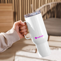 tsgabrielle® • Flamant 🦩 Rose • Travel Mug with a Handle • 2 Sizes •
