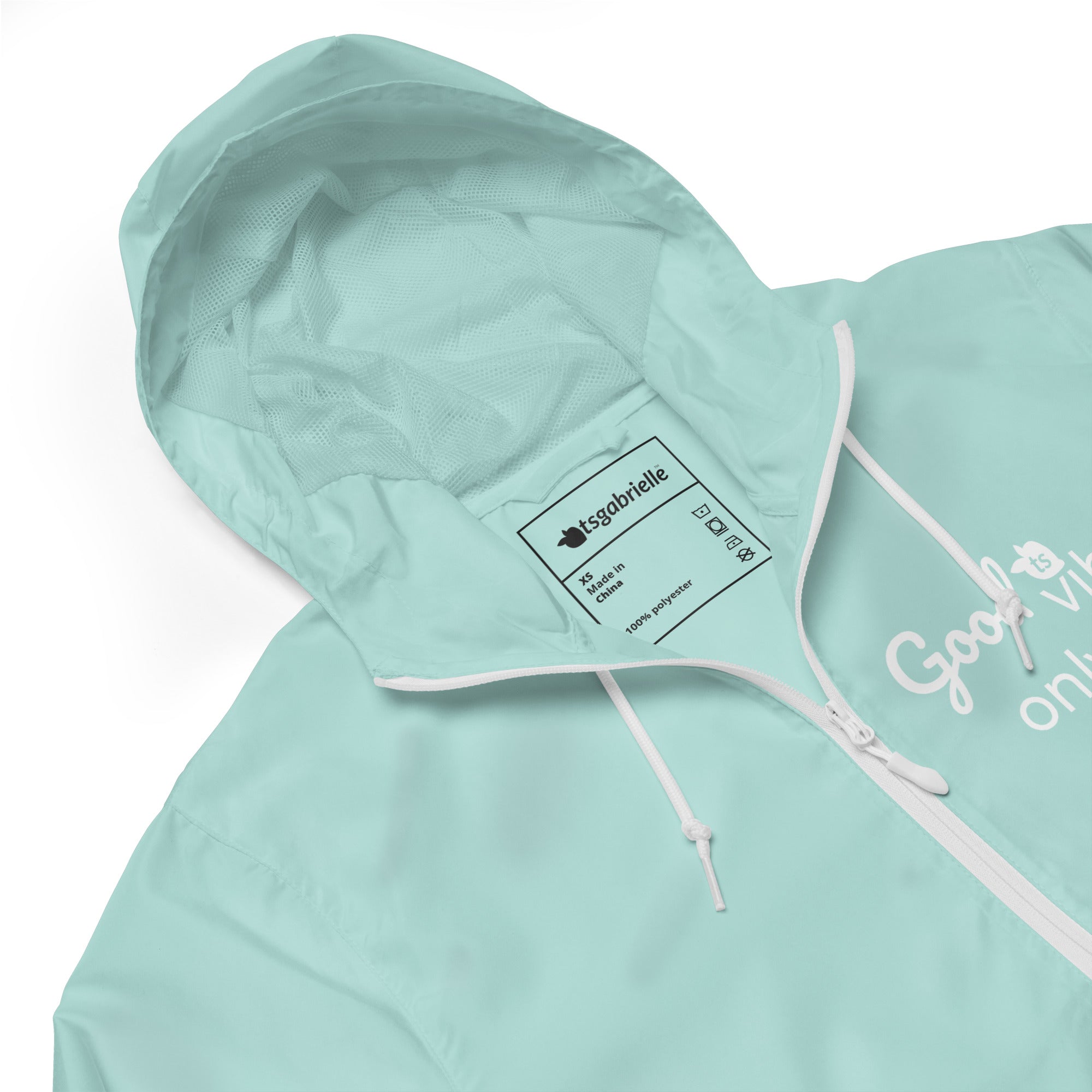 tsgabrielle® • For Her 👗 Good • Vibes Only • Lightweight Zip Up Windbreaker • 5 Colors
