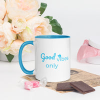 tsgabrielle® • Good Vibes Only • Mug with Color Inside • Ceramic • 11 oz