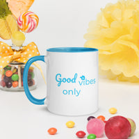 tsgabrielle® • Good Vibes Only • Mug with Color Inside • Ceramic • 11 oz