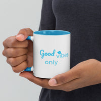 tsgabrielle® • Good Vibes Only • Mug with Color Inside • Ceramic • 11 oz