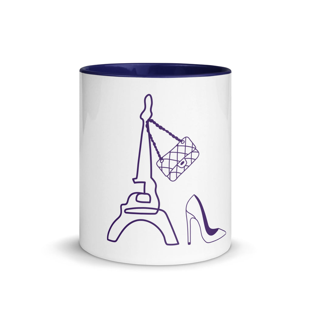 tsgabrielle® • Paris - Eiffeltårnet • Krus med farve indeni • Keramik • 325 ml