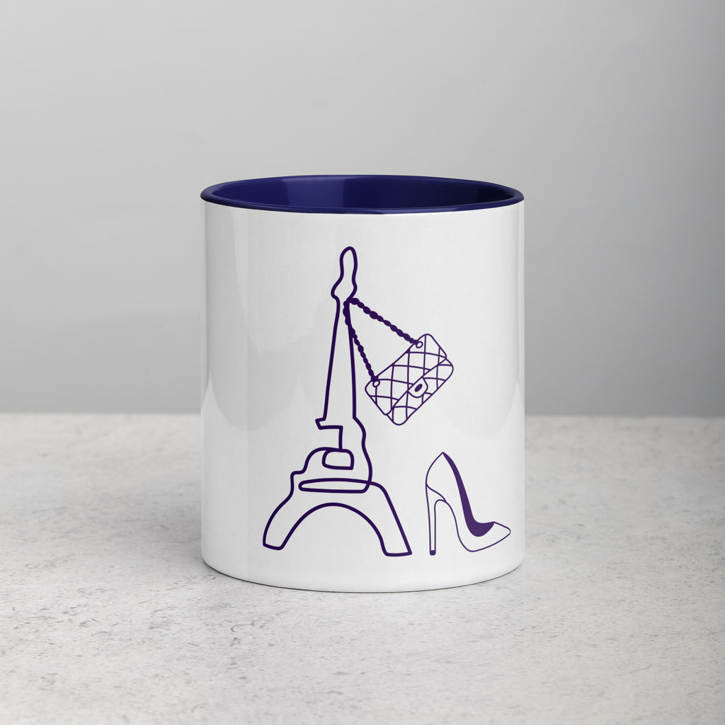 tsgabrielle • Paris • Krus med farve indeni • Keramik • 325 ml