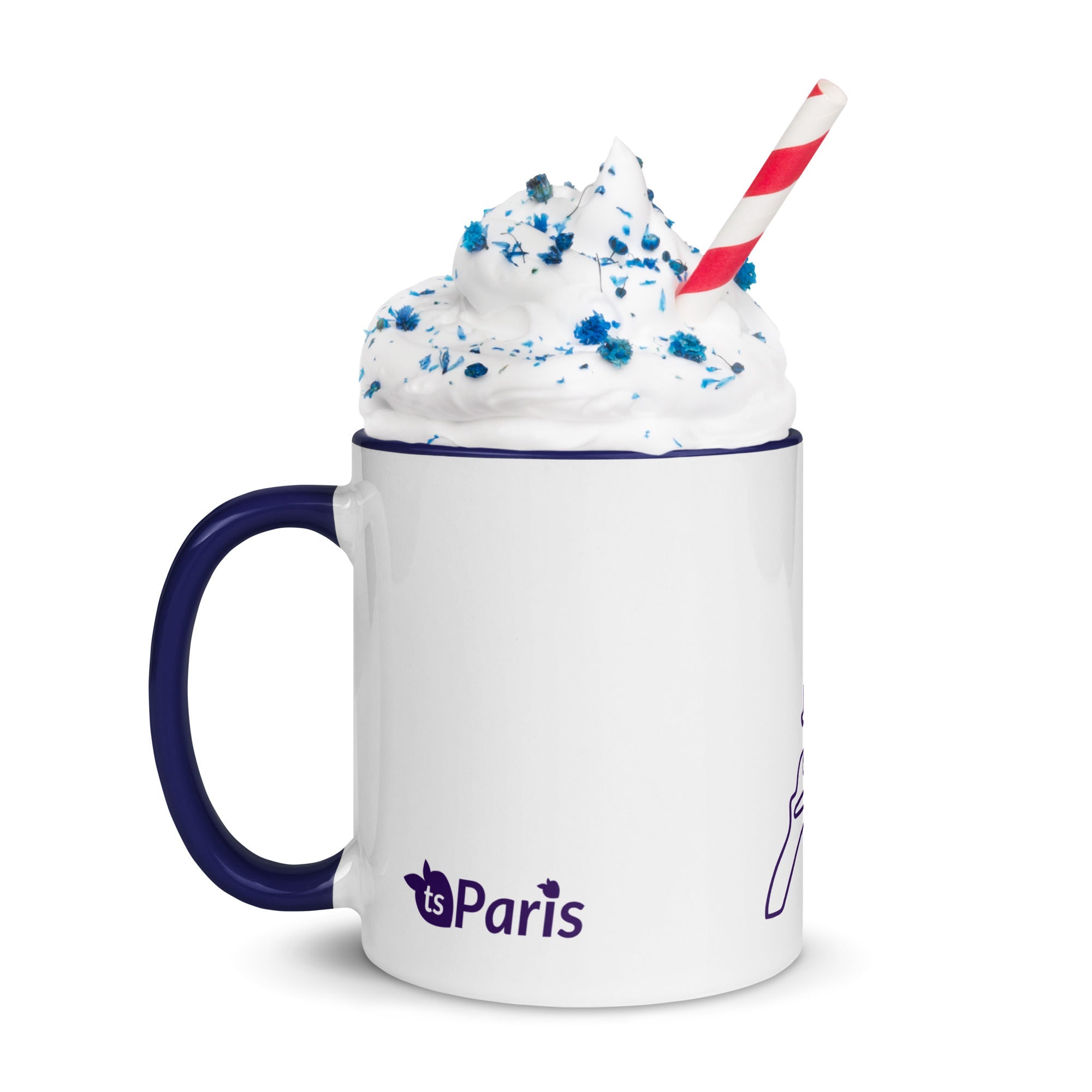 tsgabrielle® • Paris - Eiffeltårnet • Krus med farve indeni • Keramik • 325 ml