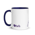 tsgabrielle® • Paris - Eiffeltårnet • Krus med farve indeni • Keramik • 325 ml