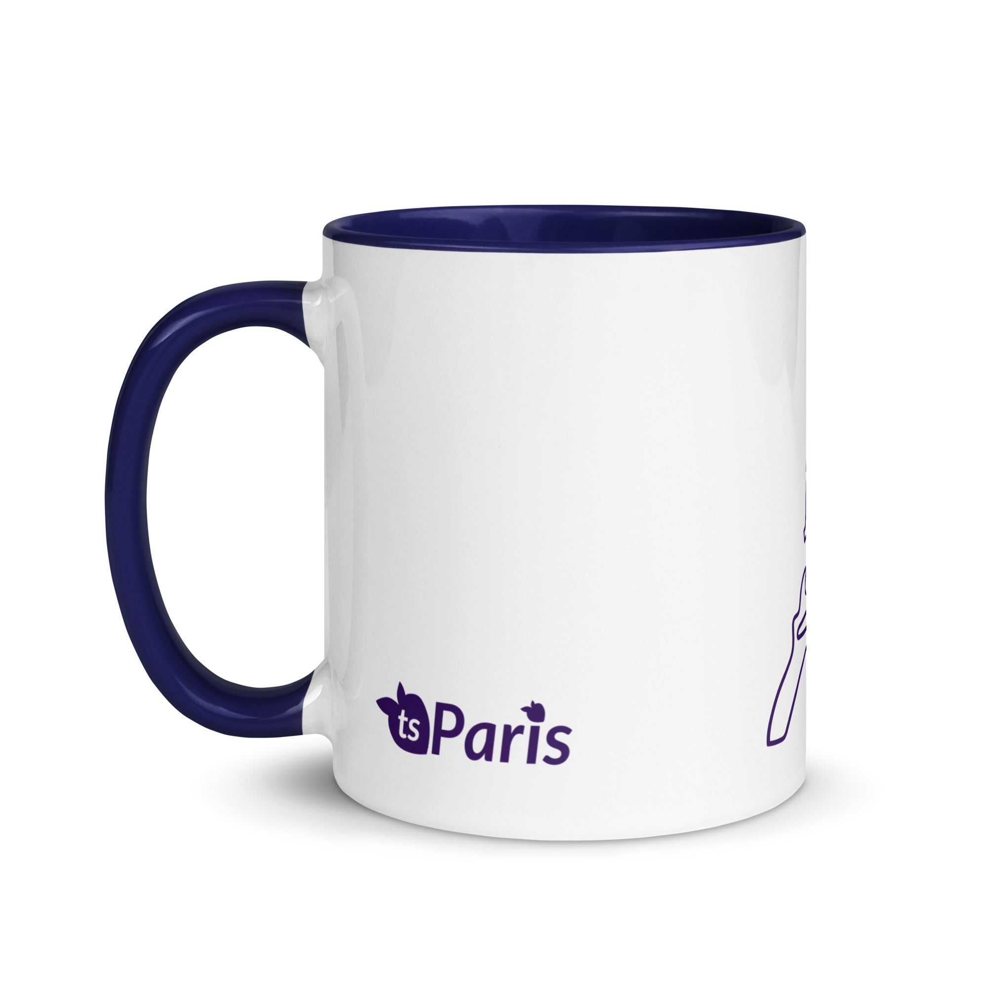 tsgabrielle® • Paris - Eiffeltårnet • Krus med farve indeni • Keramik • 325 ml