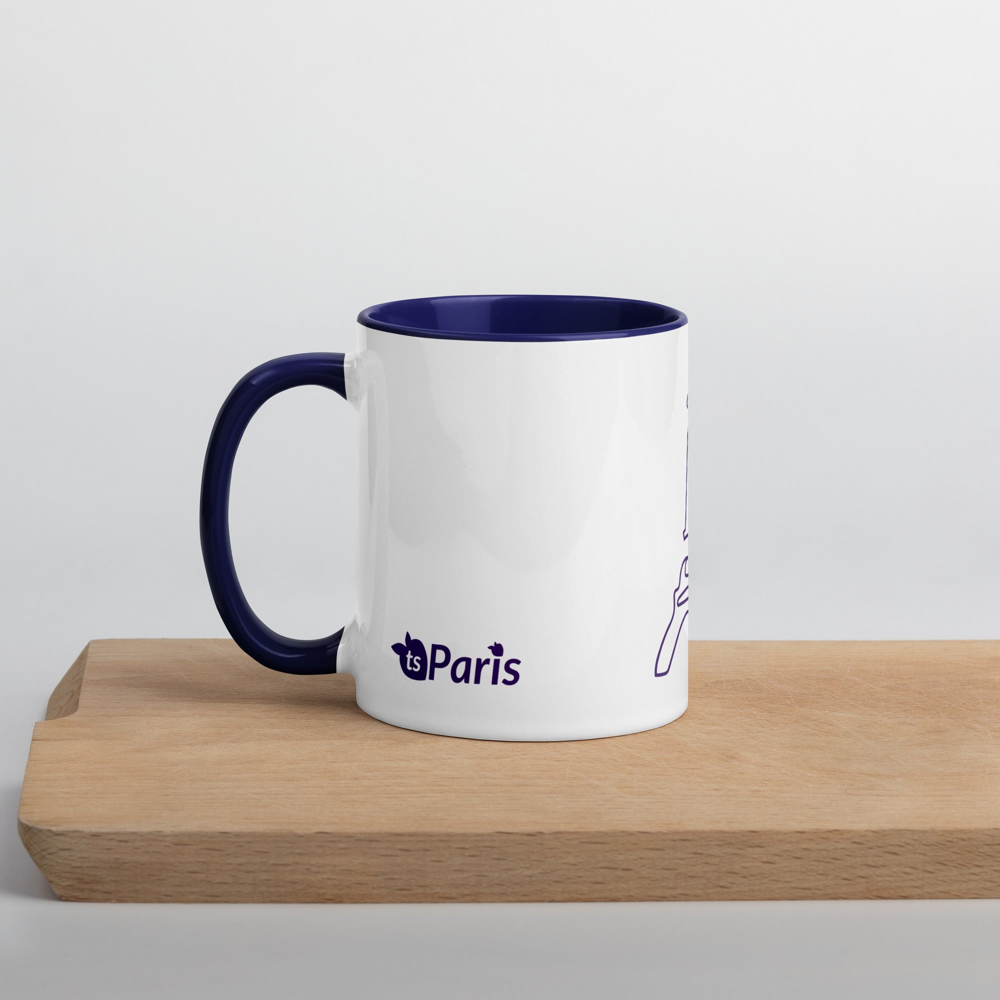 tsgabrielle® • Paris - Eiffeltårnet • Krus med farve indeni • Keramik • 325 ml