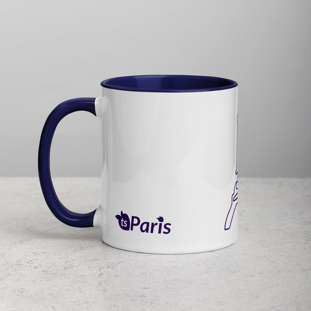 tsgabrielle • Paris • Krus med farve indeni • Keramik • 325 ml