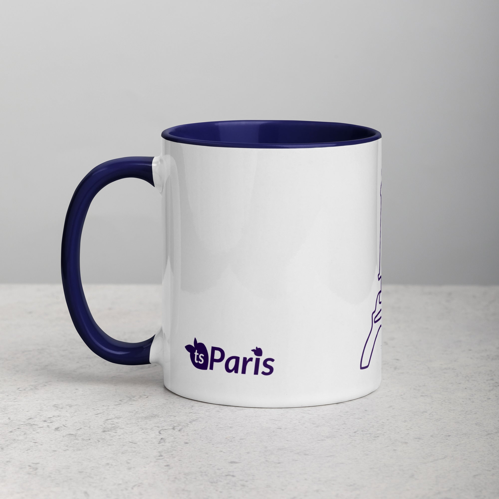 tsgabrielle • Paris • Krus med farve indeni • Keramik • 325 ml