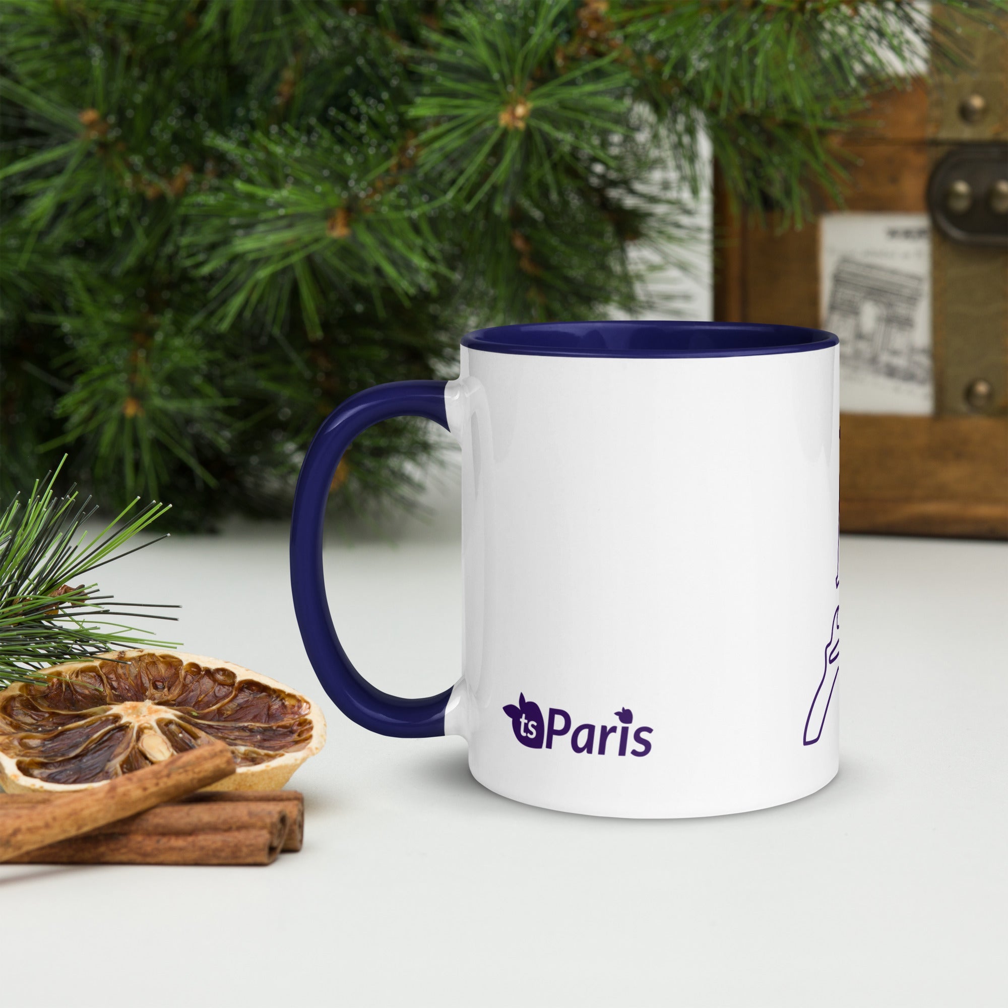 tsgabrielle® • Paris - Eiffeltårnet • Krus med farve indeni • Keramik • 325 ml