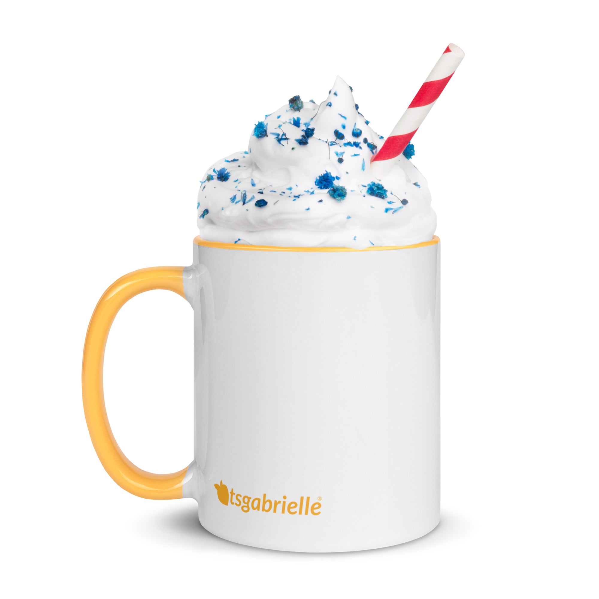 tsgabrielle® • Mug with Color Golden Yellow Inside • 325 ml