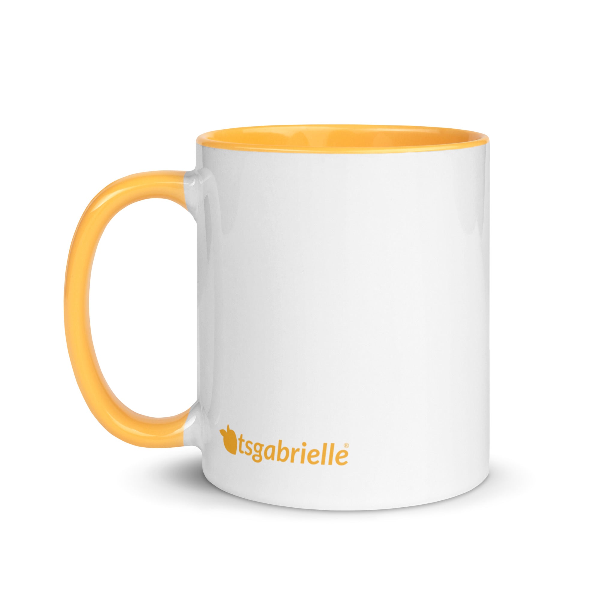 tsgabrielle® • Mug with Color Golden Yellow Inside • 325 ml