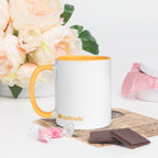 tsgabrielle® • Mug with Color Golden Yellow Inside • 325 ml