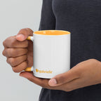 tsgabrielle® • Mug with Color Golden Yellow Inside • 325 ml