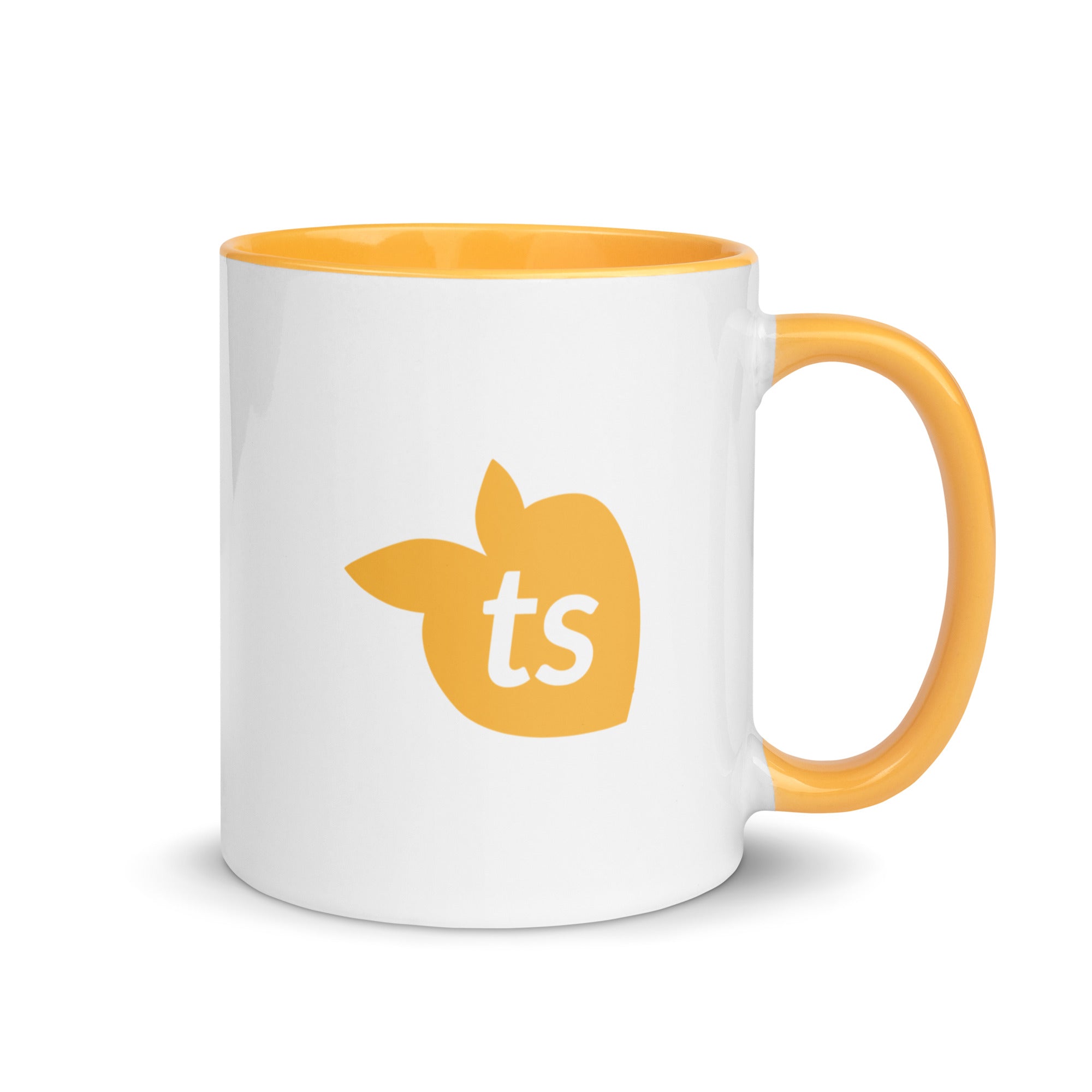 tsgabrielle® • Mug with Color Golden Yellow Inside • 325 ml