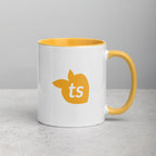 tsgabrielle® • Mug with Color Golden Yellow Inside • 325 ml