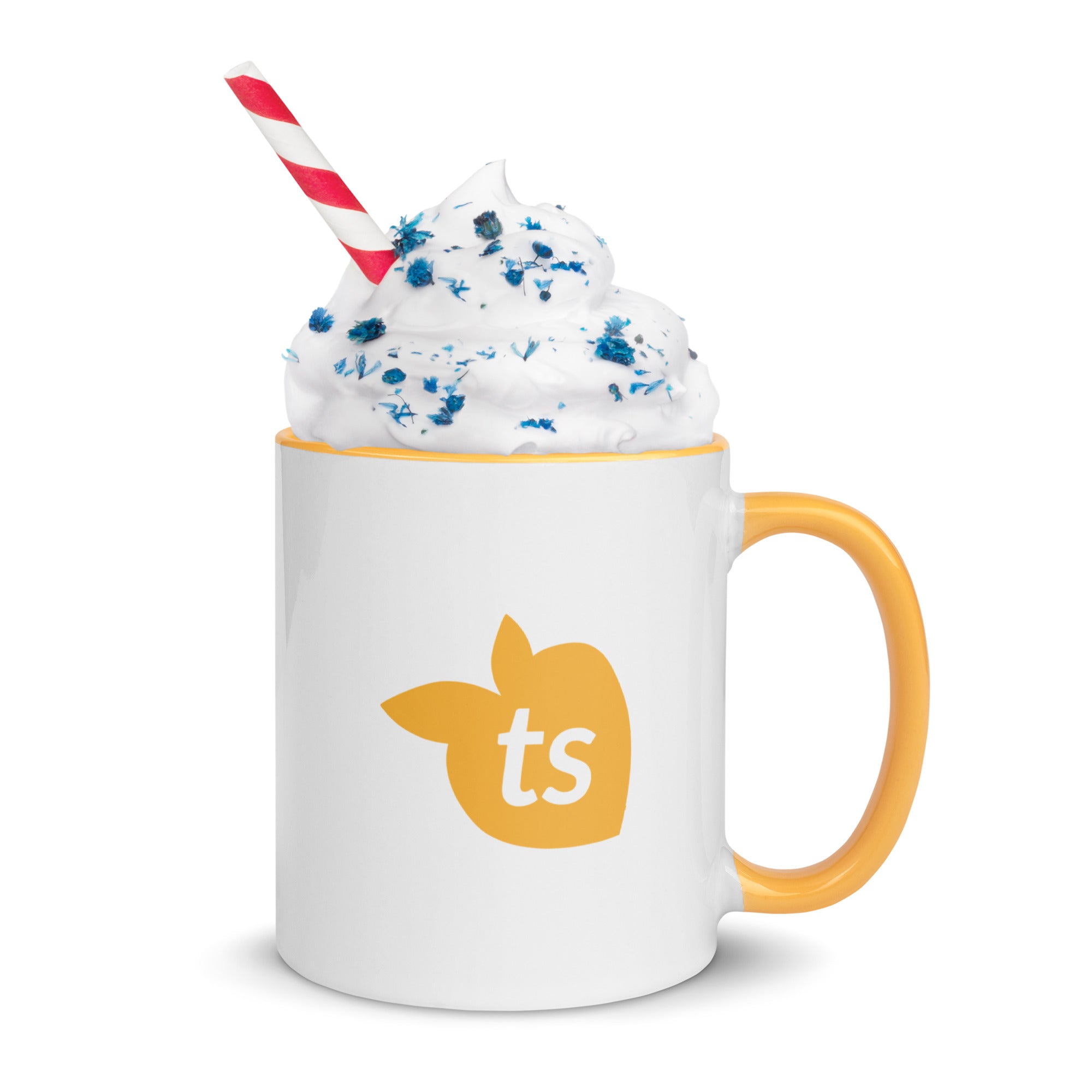 tsgabrielle® • Mug with Color Golden Yellow Inside • 325 ml