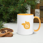 tsgabrielle® • Mug with Color Golden Yellow Inside • 325 ml