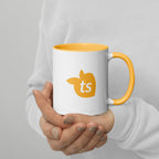 tsgabrielle® • Mug with Color Golden Yellow Inside • 325 ml