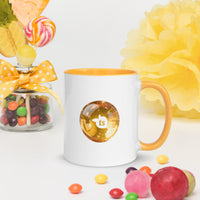 tsgabrielle® • Mug with Color Golden Yellow Inside • Ceramic • 11 oz •
