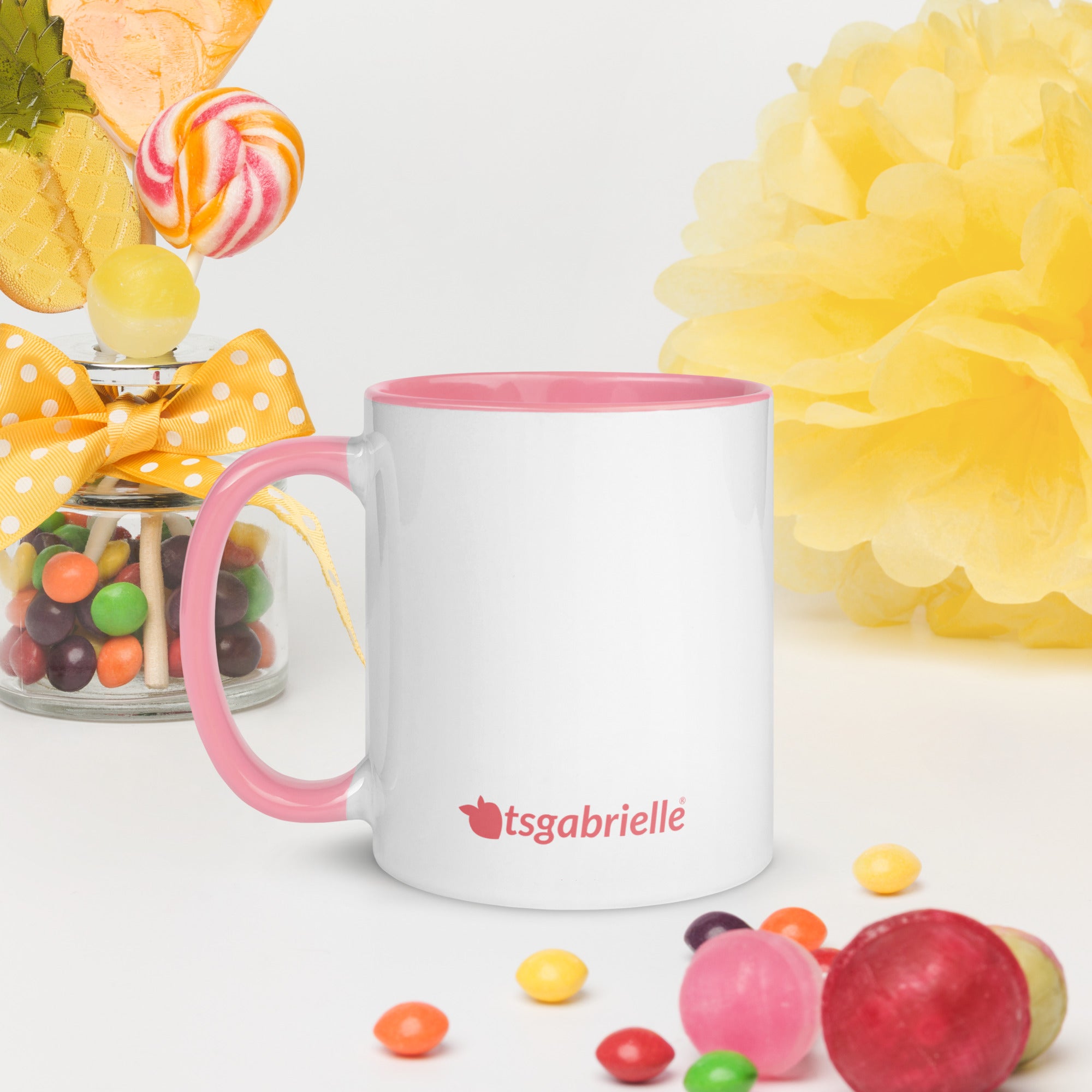 tsgabrielle • Mug with Color Inside • Unicorn - Seraphina • Ceramic • 11 OZ