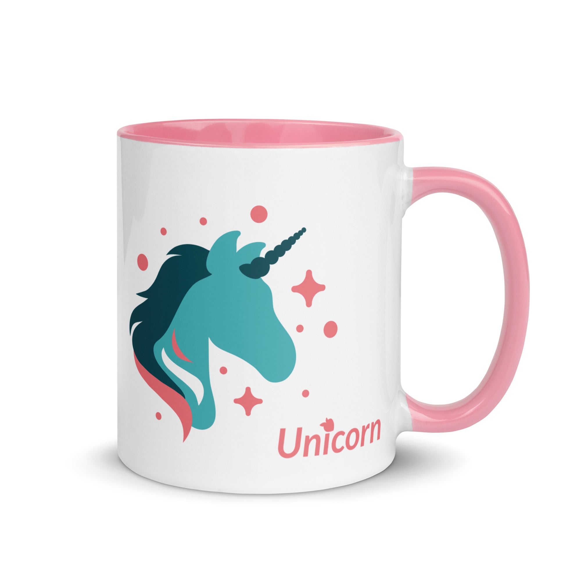 tsgabrielle • Mug with Color Inside • Unicorn - Seraphina • Ceramic • 11 OZ