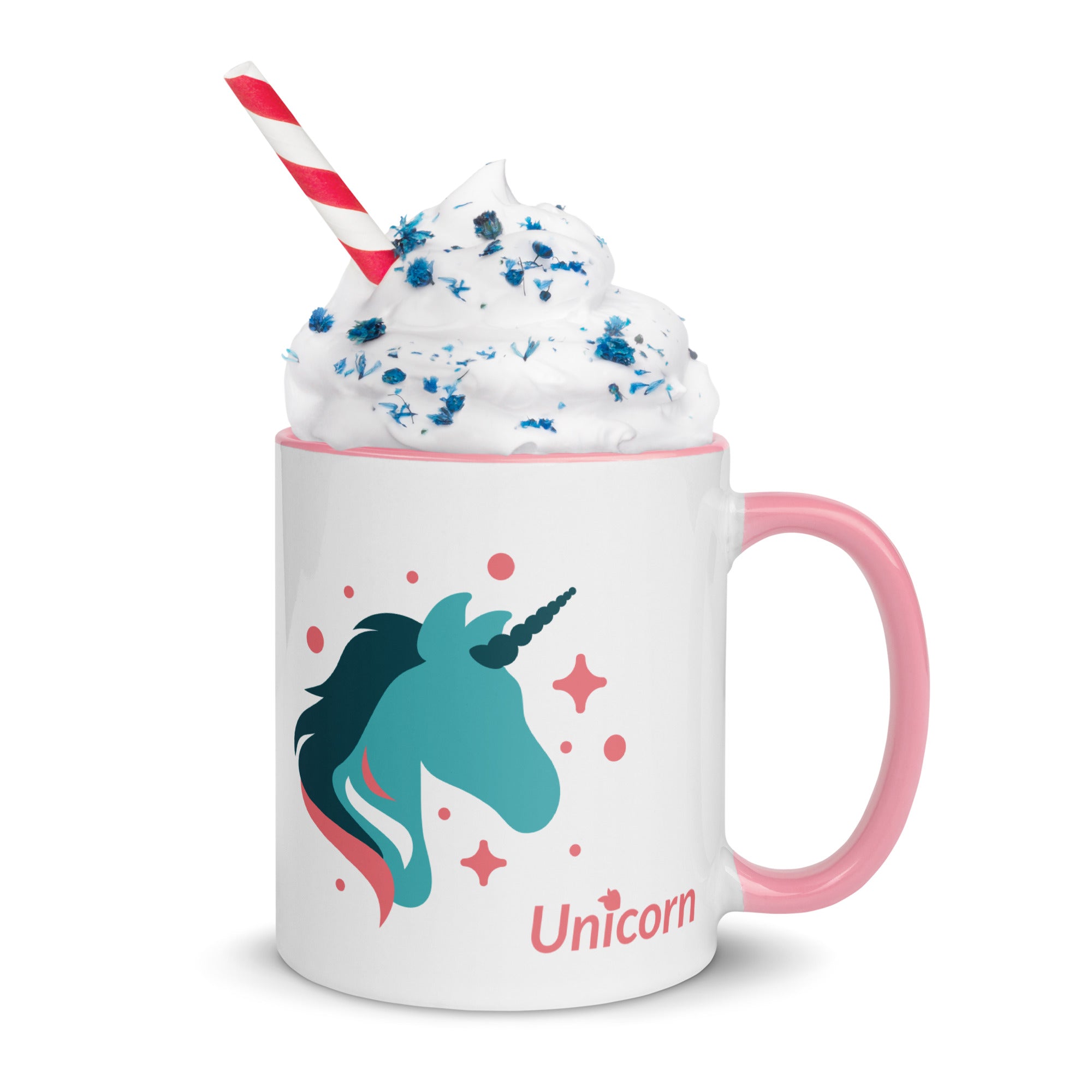 tsgabrielle • Mug with Color Inside • Unicorn - Seraphina • Ceramic • 11 OZ