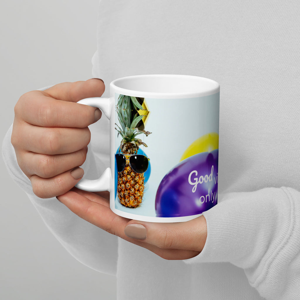 tsgabrielle® • Good Vibes Only • Glossy Mug • Black • Ceramic • 3 Sizes