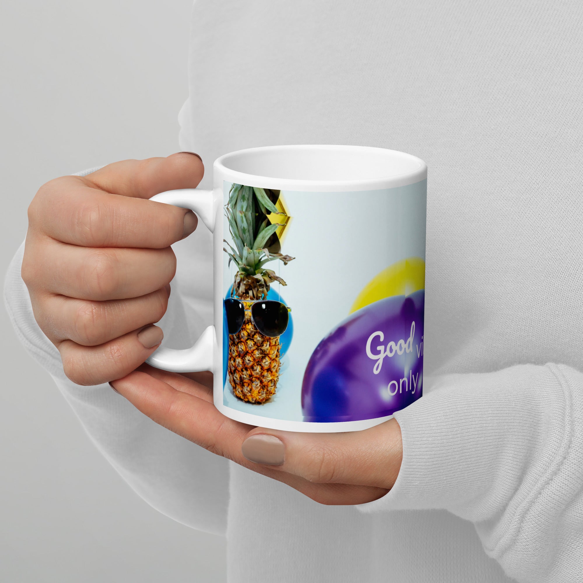 tsgabrielle® • Good Vibes Only • Glossy Mug • Black • Ceramic • 3 Sizes