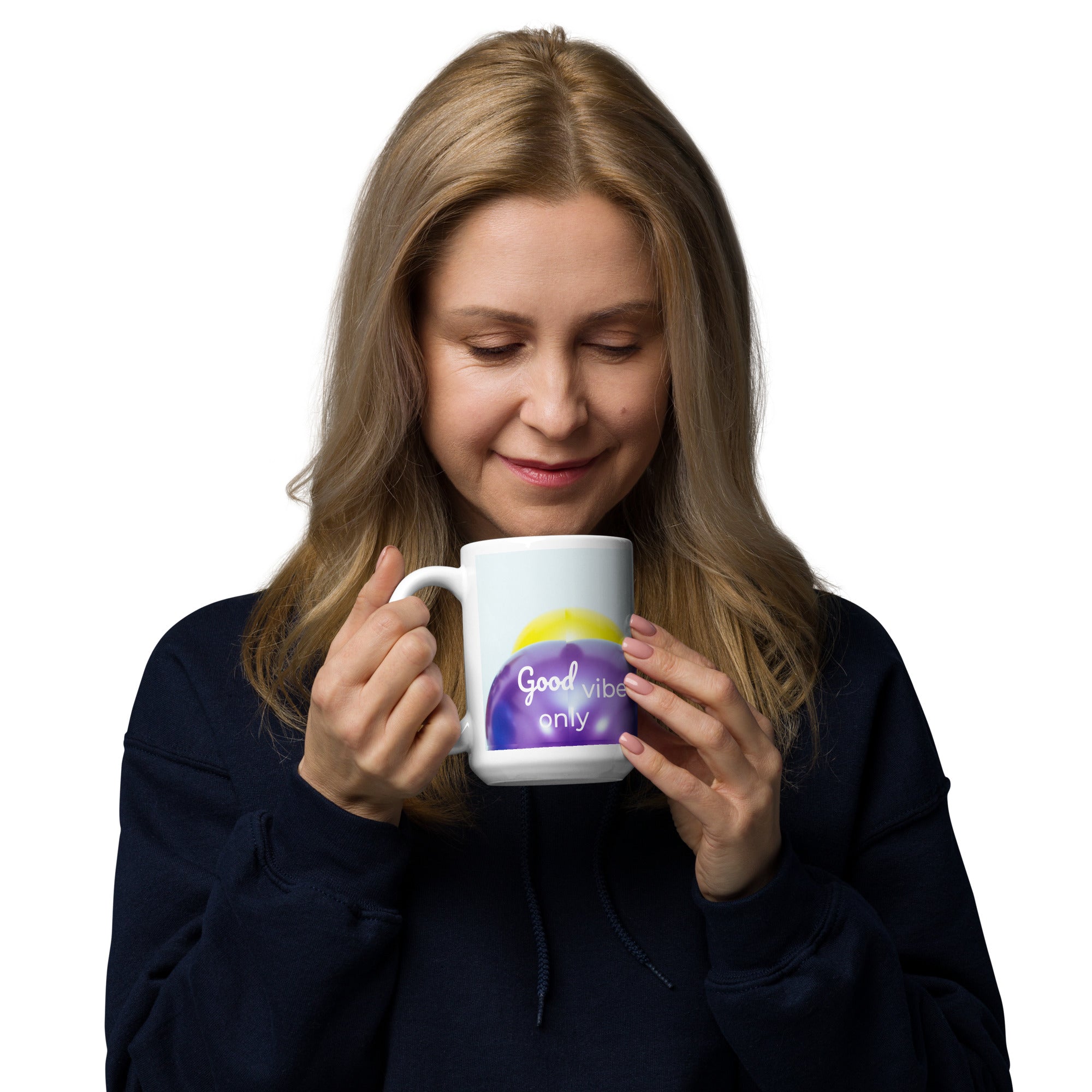 tsgabrielle® • Good Vibes Only • Glossy Mug • Black • Ceramic • 3 Sizes