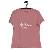 tsgabrielle® • For Her 👗 • Good Vibes Only • Relaxed T-Shirt • 6 Colors • 100% Cotton