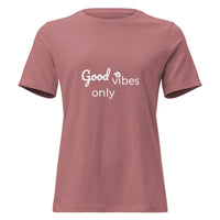 tsgabrielle® • For Her 👗 • Good Vibes Only • Relaxed T-Shirt • 6 Colors • 100% Cotton