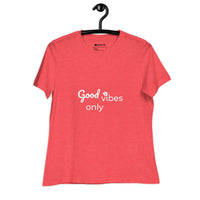 tsgabrielle® • For Her 👗 • Good Vibes Only • Relaxed T-Shirt • 6 Colors • 100% Cotton