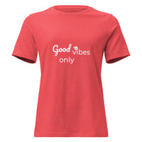 tsgabrielle® • For Her 👗 • Good Vibes Only • Relaxed T-Shirt • 6 Colors • 100% Cotton