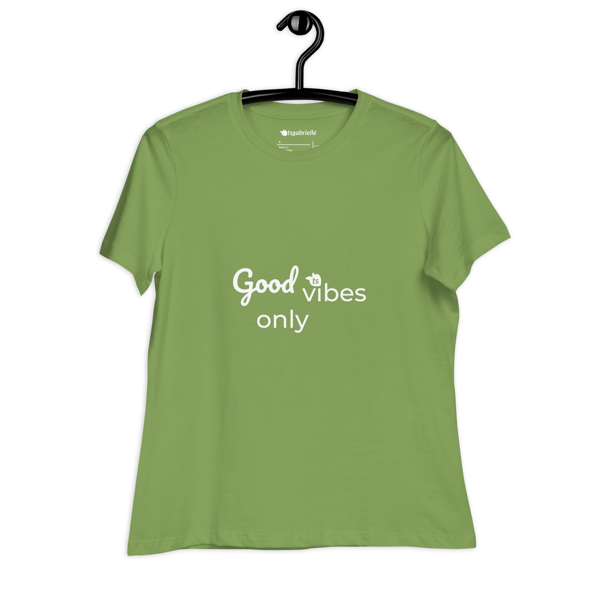tsgabrielle® • For Her 👗 • Good Vibes Only • Relaxed T-Shirt • 9 Colors • 100% Cotton