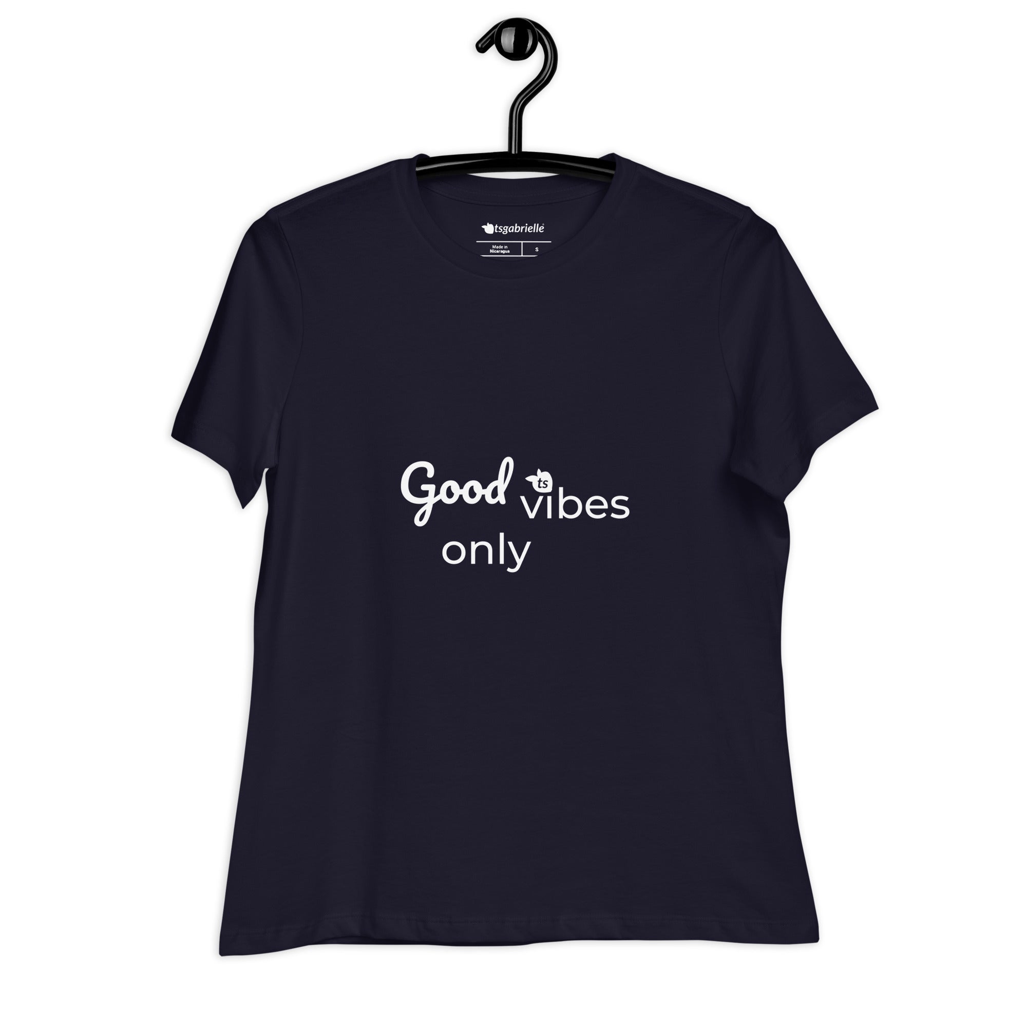 tsgabrielle® • For Her 👗 • Good Vibes Only • Relaxed T-Shirt • 6 Colors • 100% Cotton